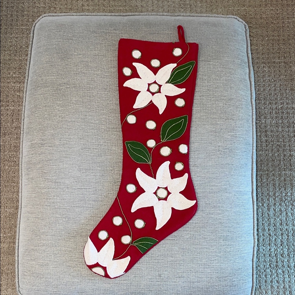 Crate&Barrel Tidings Stocking